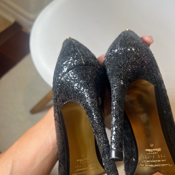 Ted Baker Black sparkly Stillettos size 40 beautiful condition inside and out - Picture 9 of 16